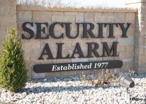 Security Alarm Sign