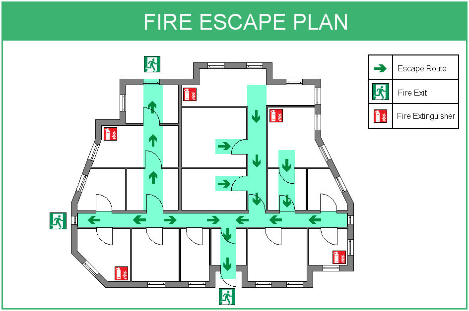 how to create a business fire escape plan