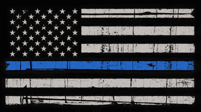 stand with the blue