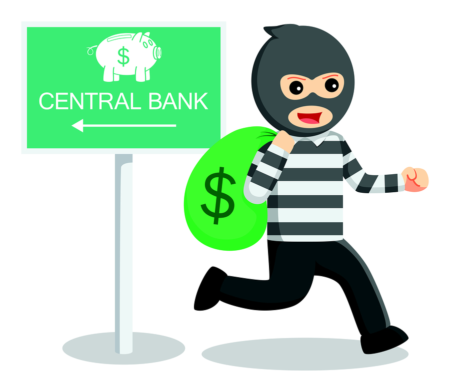 Bank thief illustration  .eps 10 vector illustration flat design