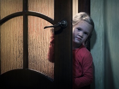 A Little Girl Headed Out Alone at Night
