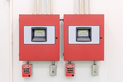 A Cellular commercial fire alarm system.