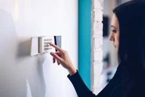 arm your home security alarm