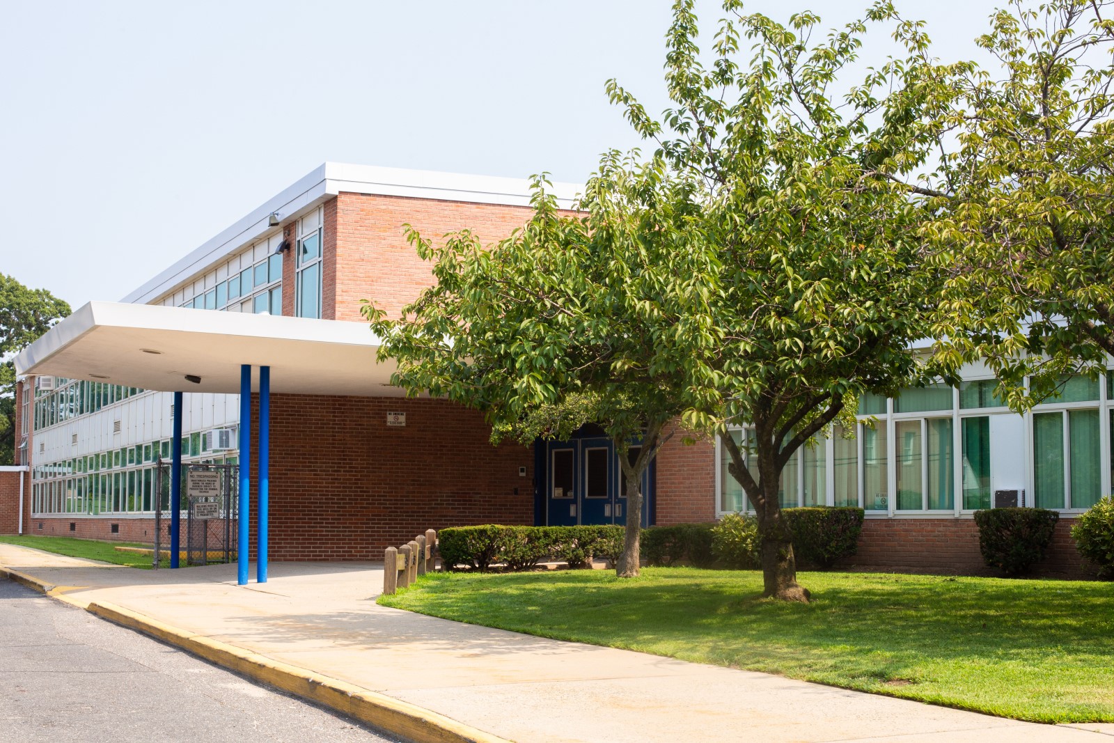 A public elementary school protected by an access control system.